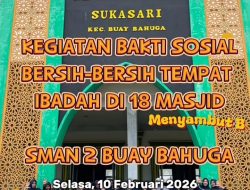 SMAN 2 Buay Bahuga Tebar Kepedulian di Bulan Ramadhan, Bersihkan 18 Masjid Sekaligus