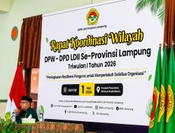 *Rakorwil LDII Lampung Perkuat Soliditas dan Sinergi Organisasi*