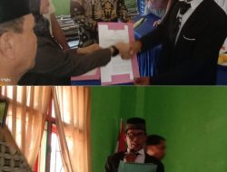 Pelantikan dan Pengambilan Sumpah Janji Pengganti Antar Waktu (PAW) Badan Permusyawaratan Desa (BPD) Desa Talang Rasau oleh Camat Kecamatan Lais